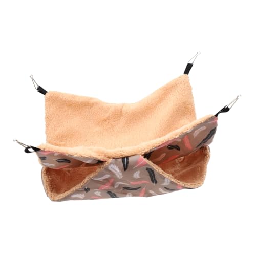 COLLBATH Warmes Meerschweinchenbett Zartes Versteck Hängematte Für Kleintiere Käfig Meerschweinchen-hängematte COLLBATH Warmes Meerschweinchenbett Zartes Versteck Hängematte Für Kleintiere Käfig Meerschweinchen-hängematte von COLLBATH