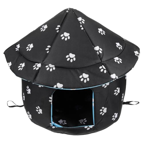 COLLBATH Haustierbett Katzenbett für Wohnungskatzen Bett für geflochtenes katzenbett kleines hundebett Welpe Haustiere Katzenschlafzelt Katze schlafnest Katzenhaus Stoff Black COLLBATH Haustierbett Katzenbett für Wohnungskatzen Bett für geflochtenes katzenbett kleines hundebett Welpe Haustiere Katzenschlafzelt Katze schlafnest Katzenhaus Stoff Black von COLLBATH