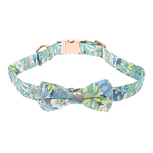 COLLBATH Haustierhalsband Mit Fliege Und Blumenmuster Haustierhalsband Für Welpen Kätzchenhalsband Aus Metall Roségold Sonnenblume Sicher Und Bequem Für Katzen COLLBATH Haustierhalsband Mit Fliege Und Blumenmuster Haustierhalsband Für Welpen Kätzchenhalsband Aus Metall Roségold Sonnenblume Sicher Und Bequem Für Katzen von COLLBATH
