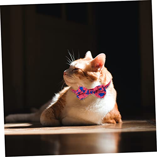 COLLBATH Katzenhalsband Mit Flagge Haustierhalsband Dekoration Amerikanisches Flaggenmuster Für von COLLBATH