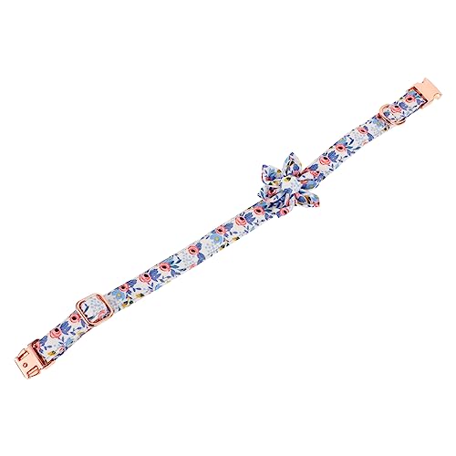 COLLBATH Haustierhalsband Katzenhalsband Mit Blumenmuster Klein Für Katzenhalsbänder Samtkatze Haustiere Winzig Dekorationen Blumenhärsel Dekorative Haustierkragen Stichworte Blue Baumwolle COLLBATH Haustierhalsband Katzenhalsband Mit Blumenmuster Klein Für Katzenhalsbänder Samtkatze Haustiere Winzig Dekorationen Blumenhärsel Dekorative Haustierkragen Stichworte Blue Baumwolle von COLLBATH