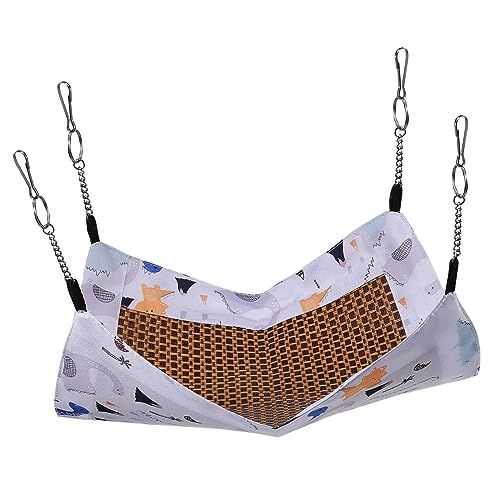 COLLBATH Hängebett Für Kleine Haustiere Hamster-hängematte Schlafbett Für Chinchillas Bett Für Ratten Käfig-hängematte Abnehmbar Und Waschbar von COLLBATH