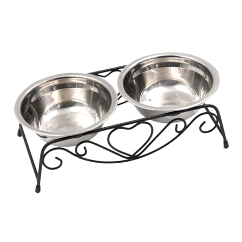 COLLBATH Edelstahl-hundefutter- Und Wassernapf-Set Für Haustiere Katzennapf von COLLBATH