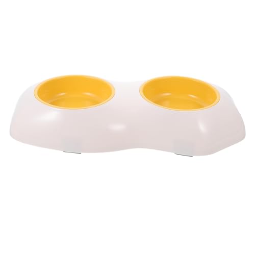 COLLBATH Futternäpfe für Haustiere Set mit Eigelb-Design Doppelnapf Futternapf für Hunde und Katzen Einfache Reinigung Haustierfreundlich COLLBATH Futternäpfe für Haustiere Set mit Eigelb-Design Doppelnapf Futternapf für Hunde und Katzen Einfache Reinigung Haustierfreundlich von COLLBATH