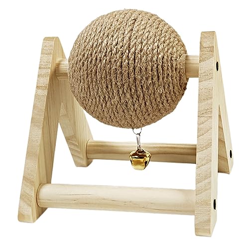 COLLBATH Haustier Spielzeug Kratzball Für Katzen Kaninchen-kratzspielzeug Kratzkugel Für Katzen Hasen-kratzball Kratzspielzeug Für Kaninchen-kratzball Kätzchen Katze Fangball Sisal von COLLBATH