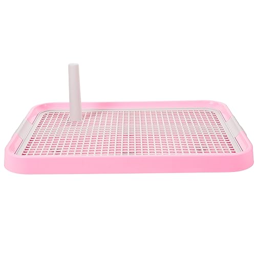 COLLBATH Haustiertoilette Tablett Für Welpenunterlagen Zubehör Für Haustierzüge Welpentrainingstoilette Mülleimer Halter Für Hundeunterlagen Urinschale Für Welpen Hundepfahl Plastik Rosa COLLBATH Haustiertoilette Tablett Für Welpenunterlagen Zubehör Für Haustierzüge Welpentrainingstoilette Mülleimer Halter Für Hundeunterlagen Urinschale Für Welpen Hundepfahl Plastik Rosa von COLLBATH