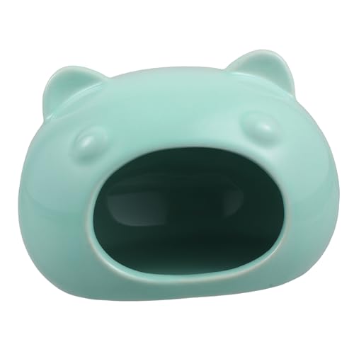 COLLBATH Guinea Pig Hideout Kleine Haustier-Haus Aus Keramik Cartoon-Design Gemütlicher Schlafplatz Für Hamster Meerschweinchen Ratten Und Andere Kleine Tiere Für Käfige Geeignet von COLLBATH