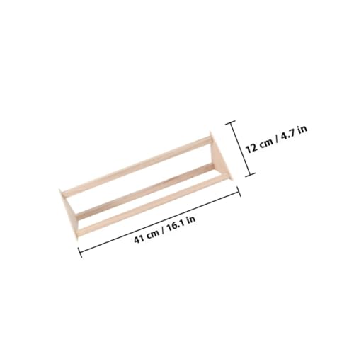 COLLBATH Hölzerne Hühner Sitzstange für Haustiere Multifunktionale Vogelstange für Hennen und Hähne Robustes Perch Stand für Papageien und Outdoor vögel Sicherer Ruhe Spielplatz von COLLBATH