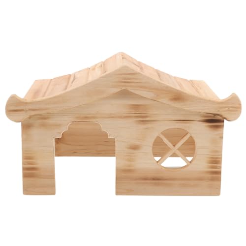 COLLBATH Holz Hamsterhaus Für Kleintiere Und Langlebig Für Hamster Chinchillas Meerschweinchen Und Zwerghasen Sicheres Versteck Und Spielplatz von COLLBATH
