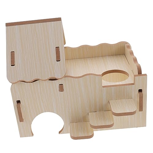 COLLBATH Käfig Für Meerschweinchen Holzhaus Meerschweinchenhaus Meerschweinchenkäfig Spielzeug Unterkunft Versteck Für Kleintiere COLLBATH Käfig Für Meerschweinchen Holzhaus Meerschweinchenhaus Meerschweinchenkäfig Spielzeug Unterkunft Versteck Für Kleintiere von COLLBATH