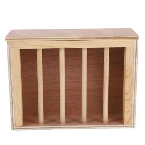 COLLBATH Holziger Heufutterspender für Kleintiere Kaninchen und Meerschweinchen Geräumiger Heurasthalter zur Futteraufbewahrung Trockener Heuhalter für Käfigmontage Vielseitiger COLLBATH Holziger Heufutterspender für Kleintiere Kaninchen und Meerschweinchen Geräumiger Heurasthalter zur Futteraufbewahrung Trockener Heuhalter für Käfigmontage Vielseitiger von COLLBATH