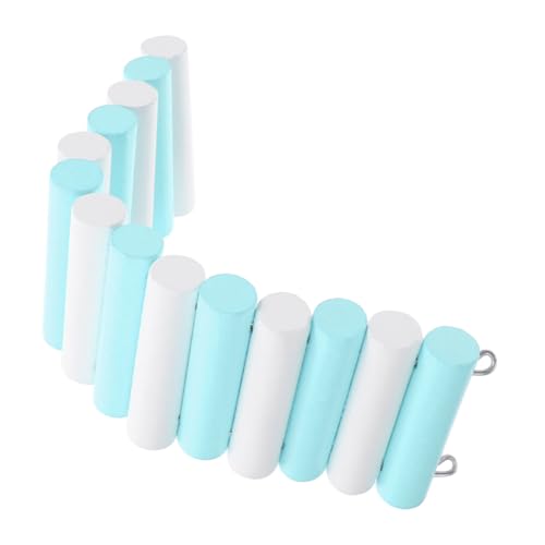 COLLBATH Kletterspielzeug-Set Für Haustiere Hängebrücke Aus Holz Treppen Für Hamster Mäuse Rennmäuse Kurzkopfgleitbeutler Ratten von COLLBATH