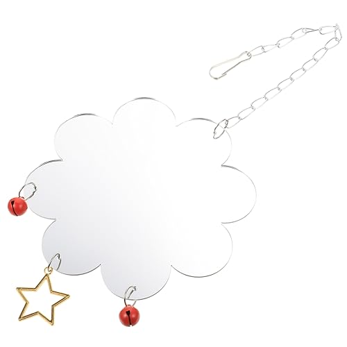 COLLBATH Papageien Spielzeug Mit Spiegel Und Glocke Spaß Für Vögel Selbstspielendes Spielzeug Für Wellensittiche Nymphensittiche Und Ähnliche Vogelarten Aus Sicherem Acrylmaterial COLLBATH Papageien Spielzeug Mit Spiegel Und Glocke Spaß Für Vögel Selbstspielendes Spielzeug Für Wellensittiche Nymphensittiche Und Ähnliche Vogelarten Aus Sicherem Acrylmaterial von COLLBATH