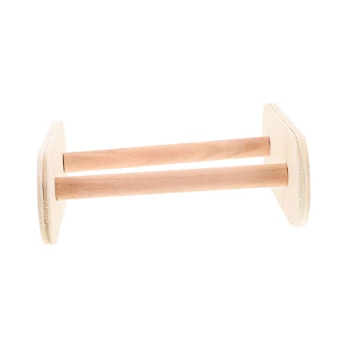 COLLBATH Outdoor Vögel Stand Rack Für Hühner Hühner Spielzeug Und Sitzstange Geeignet Für Hähne Und Hennen Stabiler Holzrahmen Mit Glatter Oberfläche von COLLBATH
