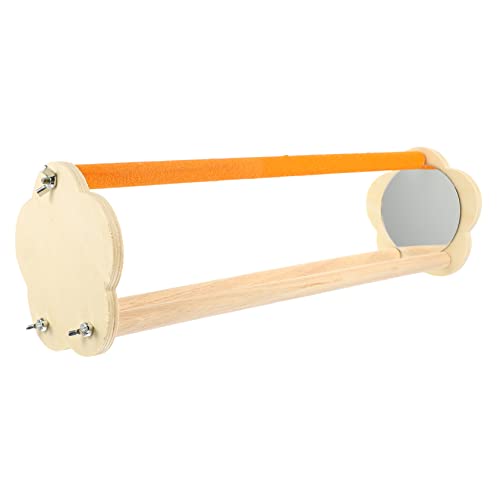 COLLBATH Papageien-Sitzstange Vogel-Papagei-Trainingsständer Holz dekorativer Ständer Spiegel COLLBATH Papageien-Sitzstange Vogel-Papagei-Trainingsständer Holz dekorativer Ständer Spiegel von COLLBATH