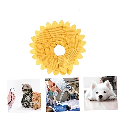 COLLBATH Sonnenblumen Für Haustiere Polyester-Schwamm Anti-Biss-Wunde Für Hunde Und Leicht Und Bequem Genesungshalsband Für Verletzungen COLLBATH Sonnenblumen Für Haustiere Polyester-Schwamm Anti-Biss-Wunde Für Hunde Und Leicht Und Bequem Genesungshalsband Für Verletzungen von COLLBATH