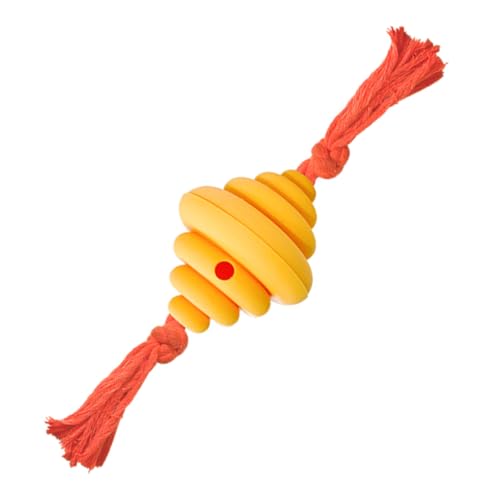 COLLBATH Hund Kaut Tauziehen-spielzeugball Leckerbälle Für Hunde Haustier Spielzeug Beißballspielzeug Für Hunde Spielzeug Zum Füttern Von Katzen Kauspielzeug Für Hunde Kieselgel Yellow COLLBATH Hund Kaut Tauziehen-spielzeugball Leckerbälle Für Hunde Haustier Spielzeug Beißballspielzeug Für Hunde Spielzeug Zum Füttern Von Katzen Kauspielzeug Für Hunde Kieselgel Yellow von COLLBATH