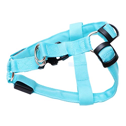 COLLBATH Led-hundegeschirr Mit Zugkabel Atmungsaktiv Und Leicht Reflektierendes Design Für Dunkelheit Passend Für Haustiere von COLLBATH