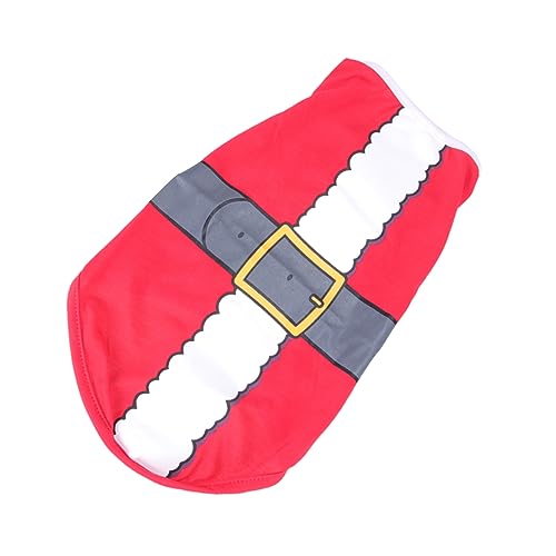 COLLBATH Party-hundetuch Weihnachtsmann-kostüm Weihnachtsmann-Outfit Für Hund Haustier-partykostüm Hund Santa Mantel Welpe Hund Santa Anzug Tank-top-Bluse VIP Kleidung Rot von COLLBATH