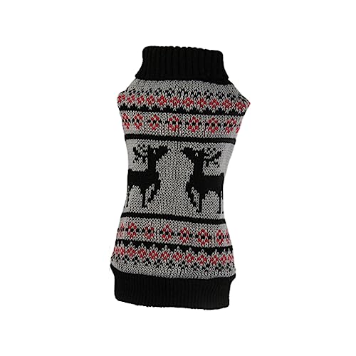 COLLBATH Haustierkleidung Haustier festlich Weihnachtsmantel Partykleidung für Haustiere Tier kostüm tierkostüm swor Pullover Kleider Hundekleidung Party-Hundetuch der Hund Weihnachtshirsch von COLLBATH