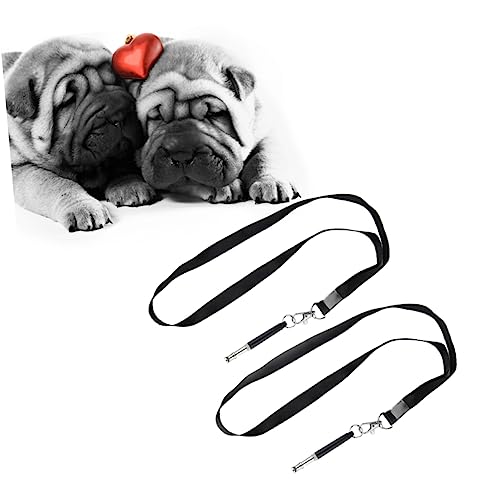 COLLBATH 2stücke Hundepfeife Mit Lanyard Für Effektives Hundetraining Hochfrequente Geräusche Verhaltenskontrolle Und Schnellen Erziehung Für Kleine Und Große Hunderassen von COLLBATH