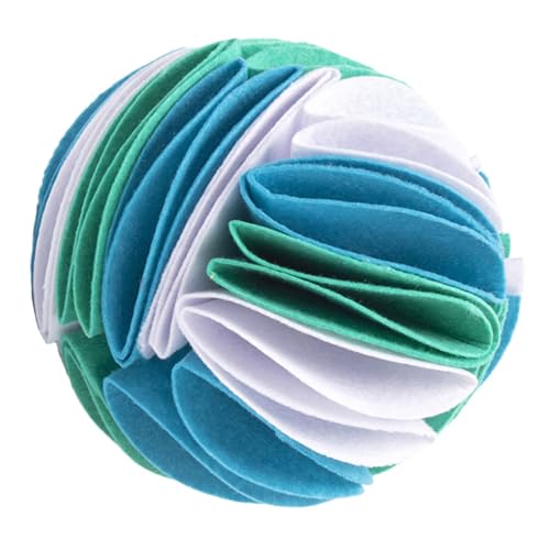 COLLBATH Hundeschnüffelball Hunde Spielzeug hundeerziehung Dog Activity Hunde Training Haustier Hundefutterspielzeug Hundeschnüffel-Trainingsspielzeug Hund schnüffelt Bälle Filzstoff COLLBATH Hundeschnüffelball Hunde Spielzeug hundeerziehung Dog Activity Hunde Training Haustier Hundefutterspielzeug Hundeschnüffel-Trainingsspielzeug Hund schnüffelt Bälle Filzstoff von COLLBATH