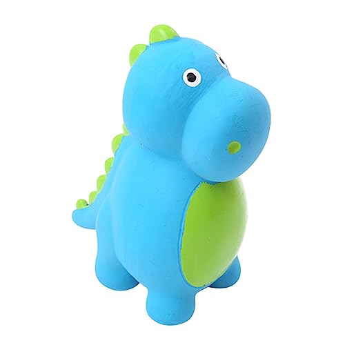 COLLBATH Dinosaurier Latex Hundespielzeug Interaktives Quietschspielzeug Für Welpen Langlebig Niedliches Design Für Drinnen Und Draußen Fördert Beschäftigung Und Zahnpflege von COLLBATH