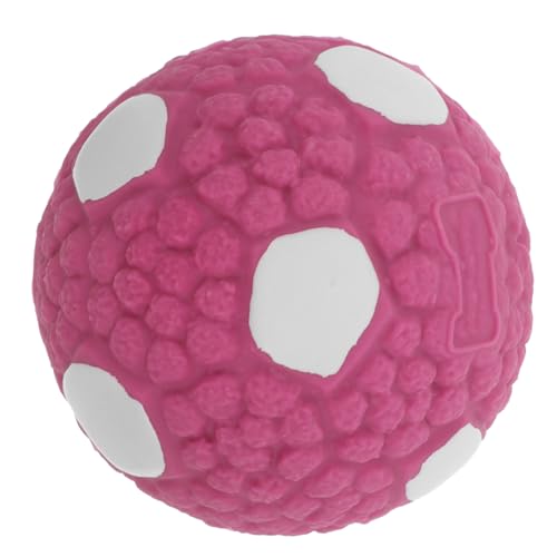 COLLBATH Hundespielzeugball Quietschendes Hundespielzeug Welpe Beißball Bälle Für Hunde Beißspielzeug Für Hunde Interaktives Kauspielzeug Für Hunde Violett Klein Den Ball Aufheben Gummi von COLLBATH