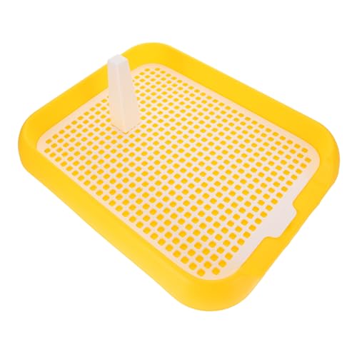 COLLBATH Hundetoilette Welpen-Essentials tragbares Töpfchen für Hunde drinnen Töpfchenhund Dog Toilet Dog Pee Pads Haustier-Toiletten-Zug-Töpfchen Welpentoilette aus Kunststoff pp Yellow COLLBATH Hundetoilette Welpen-Essentials tragbares Töpfchen für Hunde drinnen Töpfchenhund Dog Toilet Dog Pee Pads Haustier-Toiletten-Zug-Töpfchen Welpentoilette aus Kunststoff pp Yellow von COLLBATH