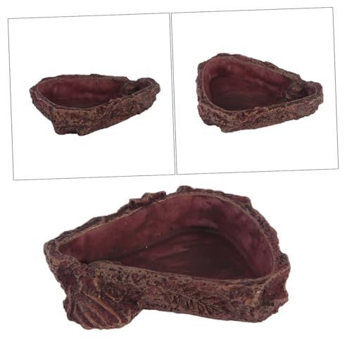 COLLBATH Imitation Bark Food Topf Chamäleon Futterspender Vivarium Reptilienterrarium Schildkrötenbad Futternapf für Reptilien Futterbecken für Haustiere Schale aus Harz COLLBATH Imitation Bark Food Topf Chamäleon Futterspender Vivarium Reptilienterrarium Schildkrötenbad Futternapf für Reptilien Futterbecken für Haustiere Schale aus Harz von COLLBATH