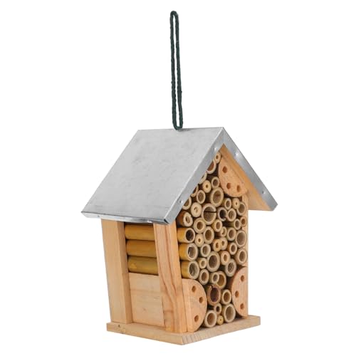 COLLBATH Insektenhotel aus Holz für Garten Wetterfestes Hängendes Bienen und Schmetterlingshaus Habitat für Bestäuber Robust und Dekorativ Optimal für Balkon und Terrasse COLLBATH Insektenhotel aus Holz für Garten Wetterfestes Hängendes Bienen und Schmetterlingshaus Habitat für Bestäuber Robust und Dekorativ Optimal für Balkon und Terrasse von COLLBATH