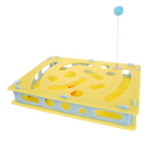 COLLBATH Interaktiver Katzen-Puzzle-futterspender: Leckerli-Spender, Labyrinth-spielzeugbox, Anregende Langsame Fütterung, Bereicherungsspielzeug Für Hauskatzen, Fördert Das Jagdspiel COLLBATH Interaktiver Katzen-Puzzle-futterspender: Leckerli-Spender, Labyrinth-spielzeugbox, Anregende Langsame Fütterung, Bereicherungsspielzeug Für Hauskatzen, Fördert Das Jagdspiel von COLLBATH
