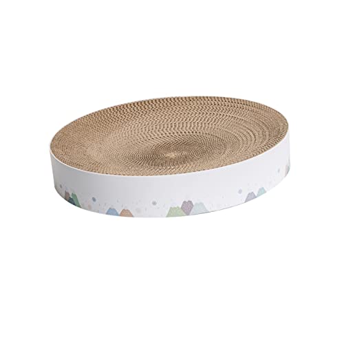 COLLBATH Kratzbrett Für Katzen Aus Wellpappe Kratzwand Schlafnest Kratzbrett Runde Form Katzenspielzeug COLLBATH Kratzbrett Für Katzen Aus Wellpappe Kratzwand Schlafnest Kratzbrett Runde Form Katzenspielzeug von COLLBATH