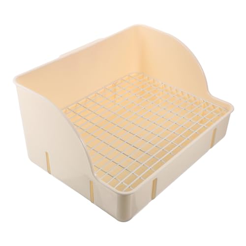 COLLBATH Kaninchen Töpfchen Drinnen Kaninchenstreu Hasenkäfig Toiletten-Training Bunny Cage Accessoires Hasenstreu Kaninchen-trainingstöpfchen Toilette Im Hamsterkäfig Wurf Plastik Weiß COLLBATH Kaninchen Töpfchen Drinnen Kaninchenstreu Hasenkäfig Toiletten-Training Bunny Cage Accessoires Hasenstreu Kaninchen-trainingstöpfchen Toilette Im Hamsterkäfig Wurf Plastik Weiß von COLLBATH