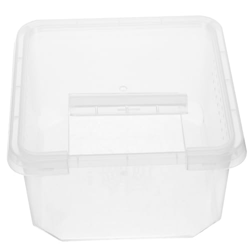 COLLBATH Kasten Futterbehälter füttern halten Container live Futterspender Fütterung gehäuse Fressgehege kreatives Gehege Eidechsenbecken Schneckengehege Plastik Transparent COLLBATH Kasten Futterbehälter füttern halten Container live Futterspender Fütterung gehäuse Fressgehege kreatives Gehege Eidechsenbecken Schneckengehege Plastik Transparent von COLLBATH