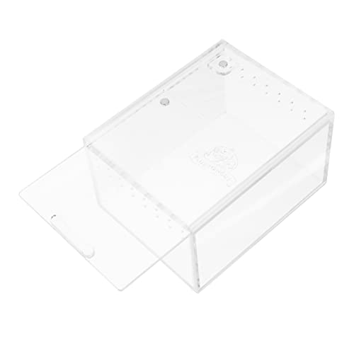 COLLBATH Reptilien-futterbox Für Vogelspinnen – Fluchtkäfig Für Reptilienzucht Hochtransparenter Acryltank COLLBATH Reptilien-futterbox Für Vogelspinnen – Fluchtkäfig Für Reptilienzucht Hochtransparenter Acryltank von COLLBATH