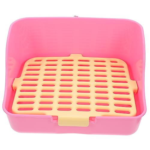 COLLBATH Kasten Kaninchentoilette Hamster Töpfchen Trainingssitz Hundespielzeug PIPI-Pads für Hunde Welpe kaninchenklo Hasen klo Katzentoilette für Haustiere Häschen Toilette Plastik Rosa COLLBATH Kasten Kaninchentoilette Hamster Töpfchen Trainingssitz Hundespielzeug PIPI-Pads für Hunde Welpe kaninchenklo Hasen klo Katzentoilette für Haustiere Häschen Toilette Plastik Rosa von COLLBATH