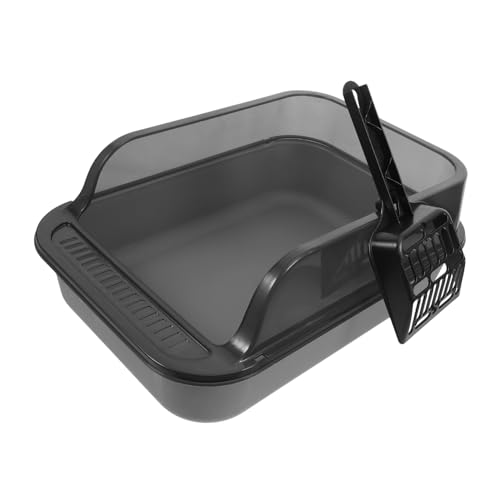 COLLBATH Kasten Katzentoilette Kit Düse Langhantel Katzenstreu Pad Katzenboxen Für Wohnungskatzen Katzenstreu Ohne Duftstoffe Katzenklo Schaufel Für Katzenstreu Abs Dark Grey COLLBATH Kasten Katzentoilette Kit Düse Langhantel Katzenstreu Pad Katzenboxen Für Wohnungskatzen Katzenstreu Ohne Duftstoffe Katzenklo Schaufel Für Katzenstreu Abs Dark Grey von COLLBATH