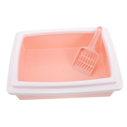 COLLBATH Cat Litter Box Mit Abnehmbaren Halbgeschlossene Katzentoilette Für Katzen Und Kätzchen Tragbar Und Einfach Zu Reinigen Verhindert Streuverschmutzung COLLBATH Cat Litter Box Mit Abnehmbaren Halbgeschlossene Katzentoilette Für Katzen Und Kätzchen Tragbar Und Einfach Zu Reinigen Verhindert Streuverschmutzung von COLLBATH