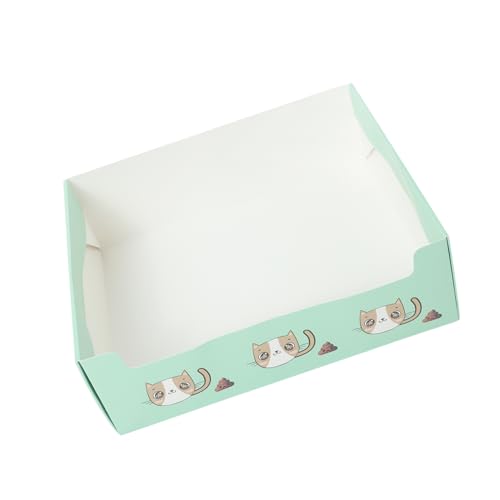 COLLBATH Kasten Katzentoilette großes katzenklo Bausatz Mülleimer hängender Kleiderbügel Kit Kurbel Mülleimer für Katzenzubehör faltbares Kätzchen Kätzchenmüll kann Papier Light Green COLLBATH Kasten Katzentoilette großes katzenklo Bausatz Mülleimer hängender Kleiderbügel Kit Kurbel Mülleimer für Katzenzubehör faltbares Kätzchen Kätzchenmüll kann Papier Light Green von COLLBATH
