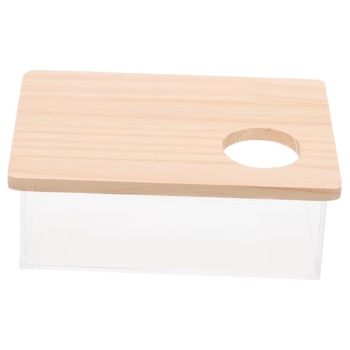 COLLBATH Kasten Sandkasten Für Hamster Reptiliensubstrat Kleines Tierbad Hamster Badewanne Hamstersand Klarer Behälter Hamsterzubehör Kleintierbedarf Hamster-badewannen Ratte Hölzern COLLBATH Kasten Sandkasten Für Hamster Reptiliensubstrat Kleines Tierbad Hamster Badewanne Hamstersand Klarer Behälter Hamsterzubehör Kleintierbedarf Hamster-badewannen Ratte Hölzern von COLLBATH