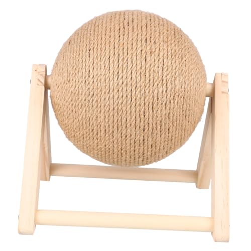 COLLBATH Katze Fangball Kratzspielzeug Für Katzen Pet Cat Supplies Runder Katzenkratzer Mit Kätzchen Kratzspielzeug Ballförmiges Katzenspielzeug Kratzkatzenspielzeug Holz Brown COLLBATH Katze Fangball Kratzspielzeug Für Katzen Pet Cat Supplies Runder Katzenkratzer Mit Kätzchen Kratzspielzeug Ballförmiges Katzenspielzeug Kratzkatzenspielzeug Holz Brown von COLLBATH