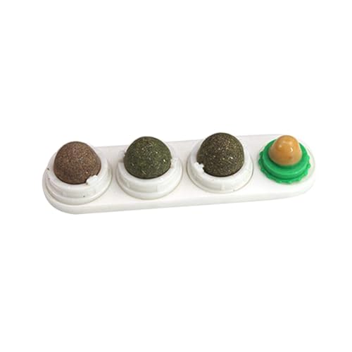 COLLBATH Katze Katzenminze Ball Katzenminze Wand Süßigkeitenspielzeug Leckereien Für Haustiere Kauspielzeug Katze-minz-Stick Katzenminzekugeln Für Die Katzenwand Katzenminze Drehbar Weiß COLLBATH Katze Katzenminze Ball Katzenminze Wand Süßigkeitenspielzeug Leckereien Für Haustiere Kauspielzeug Katze-minz-Stick Katzenminzekugeln Für Die Katzenwand Katzenminze Drehbar Weiß von COLLBATH