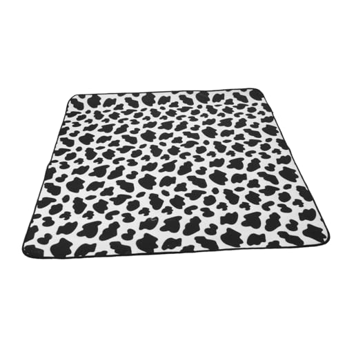 COLLBATH Katze Wickeltuch mit Kuhmuster Weiche Atmungsaktive Katzenwickel Decke für Fellpflege Anti-Kratzer Anti-Flucht Swaddle für Nagelpflege Medikamentengabe und Katzensalon von COLLBATH
