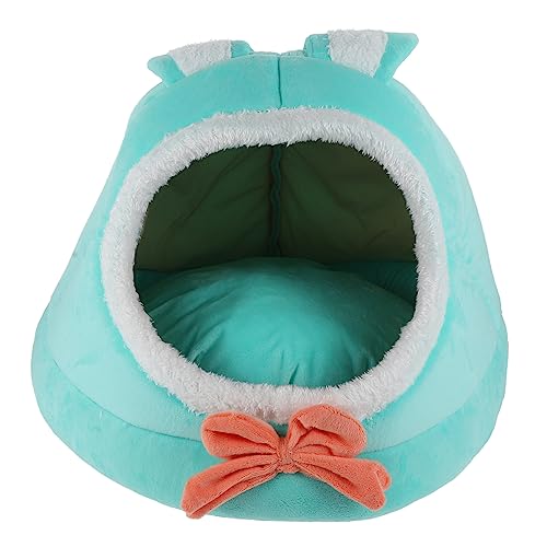 COLLBATH Katzenbett Kaninchenspielzeug Welpen Schlafzelt Schweinehaustierhöhle Bett Kaninchenstall Hundezeltbetten Hasenhäuser Hundebett Tierarzthütte Hundebett Süßes Hasenbett Versteck von COLLBATH
