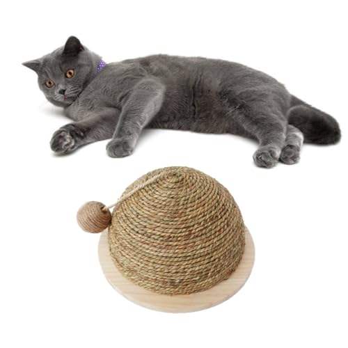COLLBATH Katzenfangball Mit Kratzbrett Und Stabiler Holzbasis Unterhaltungsdekoration Für Katzen Fördert Positive Kratzgewohnheiten Und Kletternde Aktivitäten COLLBATH Katzenfangball Mit Kratzbrett Und Stabiler Holzbasis Unterhaltungsdekoration Für Katzen Fördert Positive Kratzgewohnheiten Und Kletternde Aktivitäten von COLLBATH