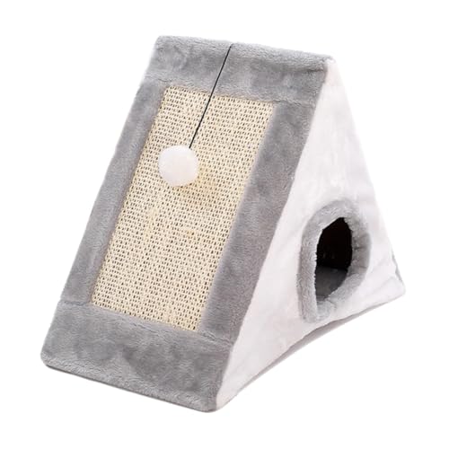 COLLBATH Katzenhöhle Bett Kratzbaum Sisal Kratzbrett Kätzchenbett Modernes Design Grau COLLBATH Katzenhöhle Bett Kratzbaum Sisal Kratzbrett Kätzchenbett Modernes Design Grau von COLLBATH