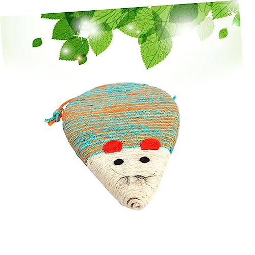 COLLBATH Bunter Katzenkratzbaum Aus Sisal Lustiges Kratzbrett in Mausform Für Hauskatzen Schleifspielzeug Haustierspielzeug Zufälliger Stil COLLBATH Bunter Katzenkratzbaum Aus Sisal Lustiges Kratzbrett in Mausform Für Hauskatzen Schleifspielzeug Haustierspielzeug Zufälliger Stil von COLLBATH