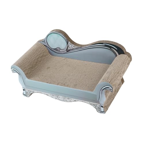 COLLBATH Katzenkratzer Sofa Aus Wellpappe Langlebiges Katzenbett Und Kratzbrett Multifunktionale Lounge Für Katzen Für Selbstbeschäftigung Und Spielspaß von COLLBATH