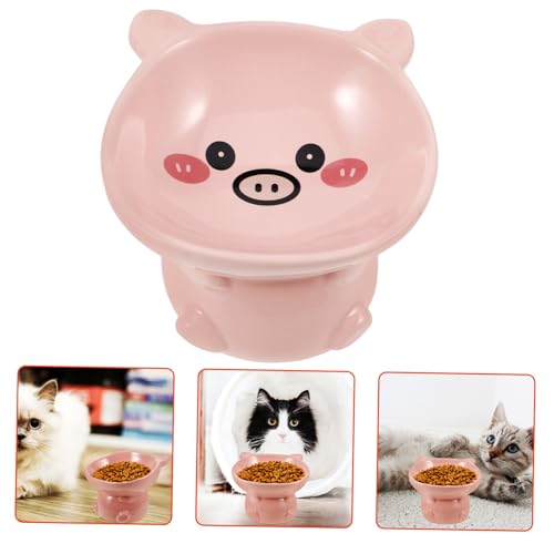COLLBATH Katzenfutter- Und Wassernapf-Set Aus Keramik Mit Schweinemotiv Ohne Boden Spülmaschinenfest Für Den Heimgebrauch COLLBATH Katzenfutter- Und Wassernapf-Set Aus Keramik Mit Schweinemotiv Ohne Boden Spülmaschinenfest Für Den Heimgebrauch von COLLBATH